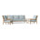 Hudson Outdoor 3 - Piece Conversation Set