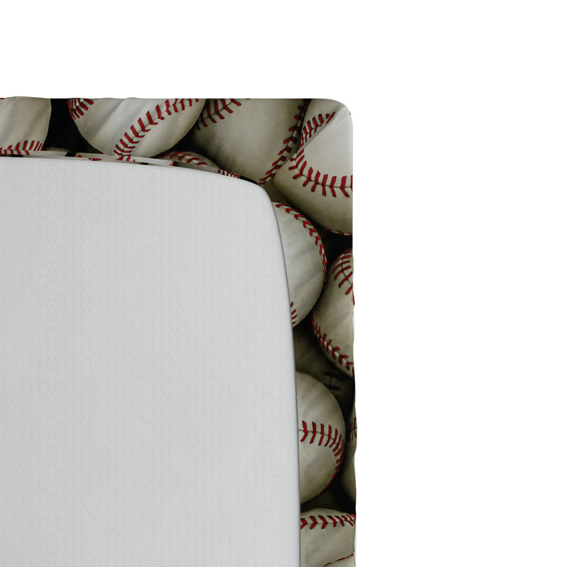 Microfiber Geometric Fitted Sheet, Full Fitted Sheet