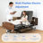 Adjustable Electric Hospital Bed For Home Use - Includes Mattress And Locking Casters For Elderly Care And Patient Recovery