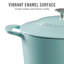 Martha Stewart Gatwick 7 qt. Cast Iron Round Dutch Oven with Lid-63788455