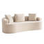Canapé en tissu pelucheux Boneless-1244656320
