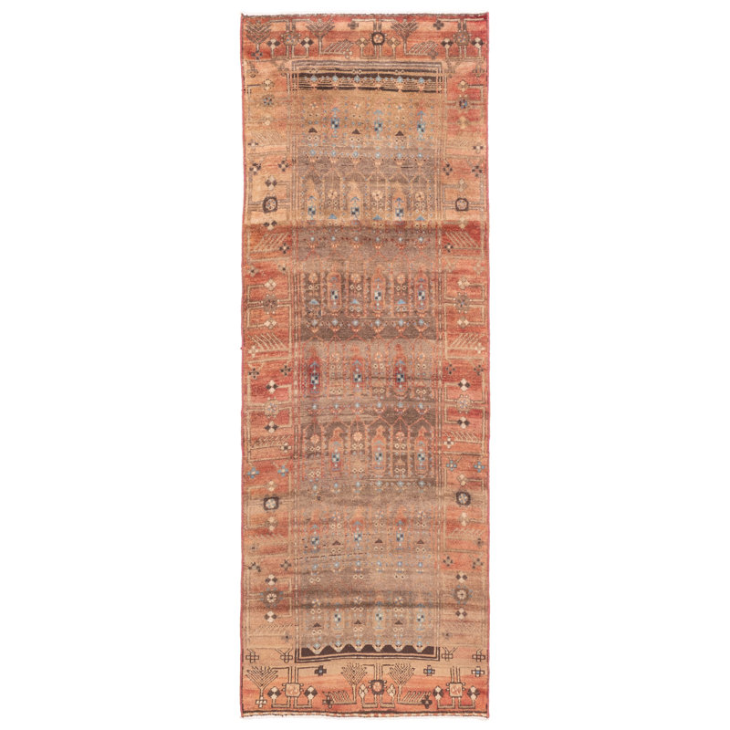Tapis brun Antalya Vintage 3 pi 4 po x 9 pi 8 po