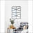 Rectangular  Wooden Wall Mirror with Antique Black Frame for Living Room-1773007560