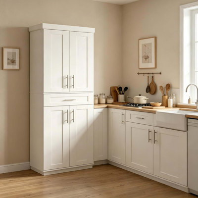 Spacious Freestanding Storage Cabinet,Kitchen Pantry Cabinet,Tall Storage Cabinet(Only Tall Pantry Cabinet)