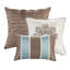 Ensemble d'édredon jacquard 7 pièces bleu grand