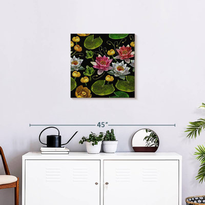 Harnek Lotus Garden Embroidery