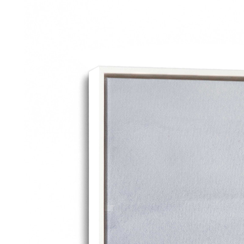 «Gray Skies II» par Jocelyn Elizabeth, reproduction d'art, 36 W x 36 H, White, Framed Canvas