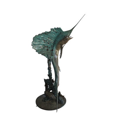 Statue bronze voilier Chally Lifesize bronze capturant Ocean Majesty 55 po x 43 po x H 78 po