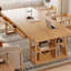 Bureaux rectangulaires en bois massif 70,87 "Burlywood-107962430