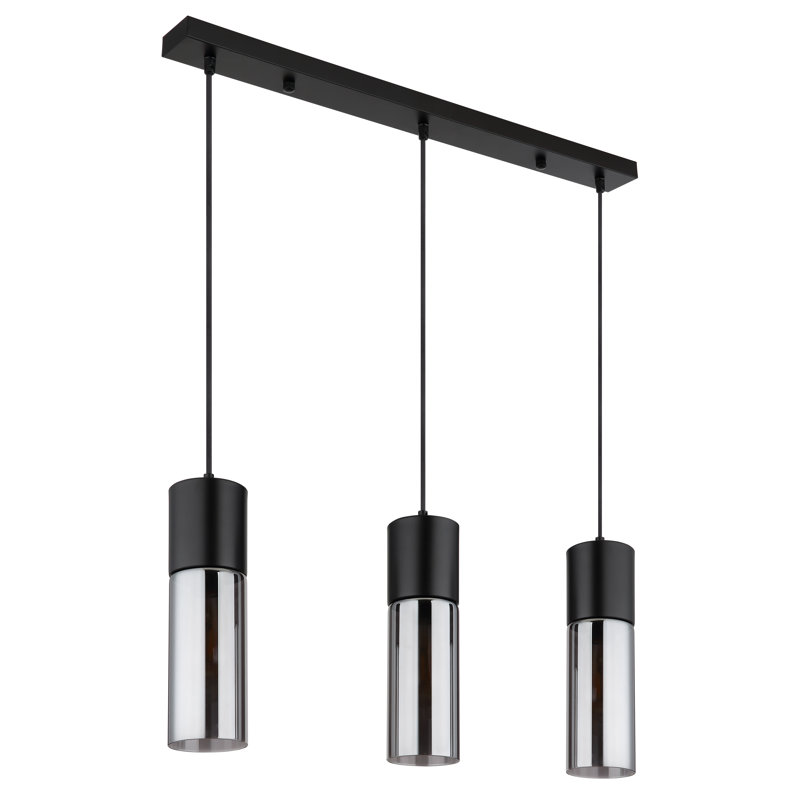 Ambrosi 3 - Light Matte Black Pendant