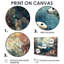 Jouant des phoques dans un paysage de corail II - phoque, décoration murale-1143003188-1143003190-1143003193