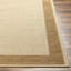 Tapis intérieur / extérieur brun clair en polypropylène tissé à la machine Bouchaib-964657476