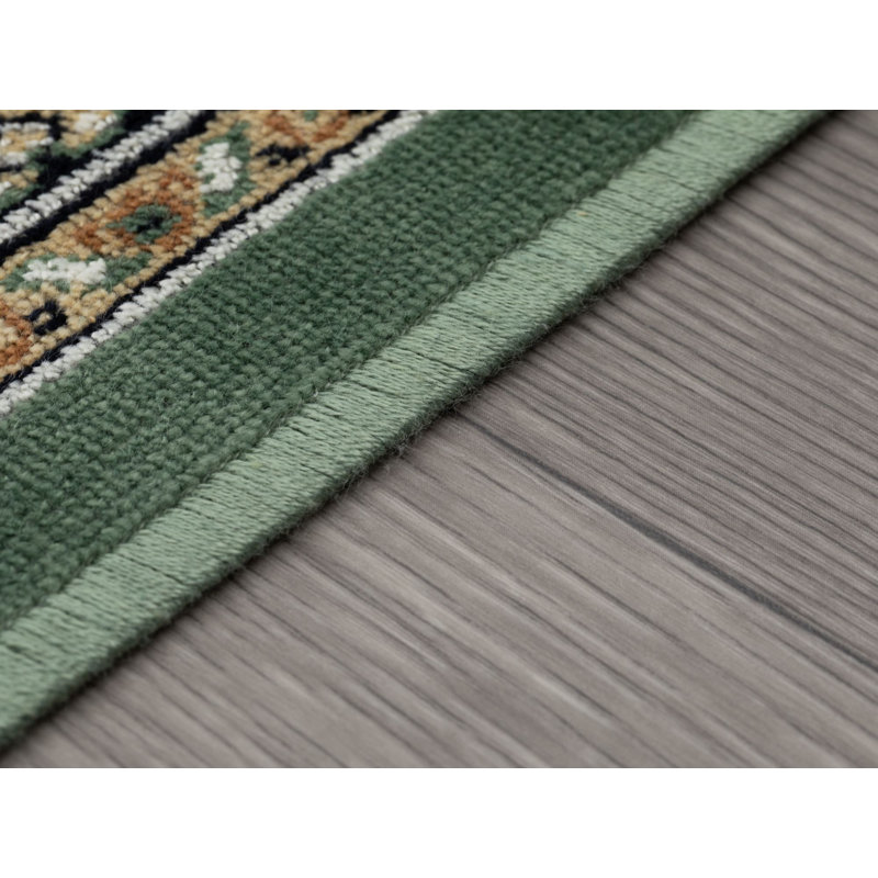 Barrackville Oriental Viscose Area Rug, Rectangle 135 x 195cm