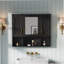 Wall Mounted Cabinet With Adjustable Shelves, Soft Close Doors For Bathroom-1691141652