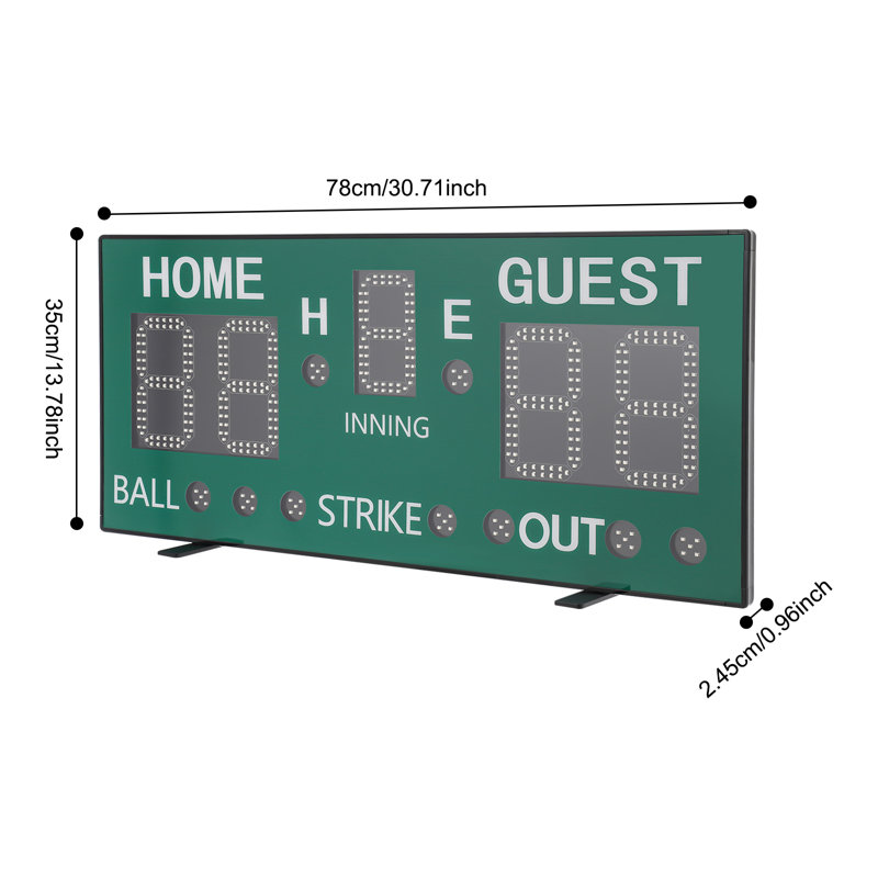 0-99 Points Electronic Digital Scoreboard With Remote Control