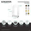Porte-serviettes autoportant 2 niveaux Kingston Brass Edenscape-11173597