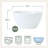 Fitz and Floyd Everyday White 2-Piece Deep Serving Bowl Set