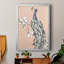 Paon en or III, reproduction d'art encadrée-896982194-896982195