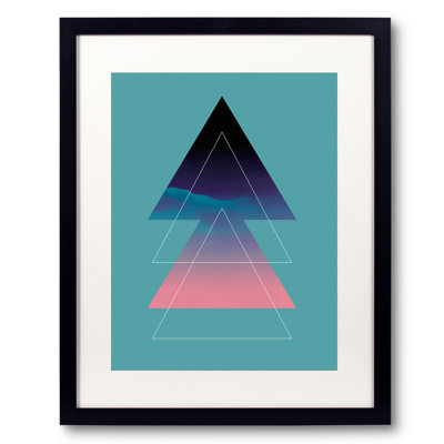 Triangles Blue Mountain par Angel Estevez - photographie de cadre