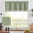 Linen Striped Valance Curtain Farmhouse Double Layer Valance-745130167-745130120