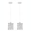 Luminaire suspendu 1 lumière (ensemble de 2)
