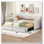 Lit de jour simple tapissier très grand avec deux tiroirs