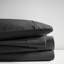 Draps très grand format - mélange de coton à densité de tissage 600 fils, confortable et respirant, tissé, drap-housse à poche profonde de 16 po, 2 taies d'oreiller, jusqu'à 18 po,-120945124