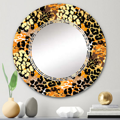 Miroir mural Raelah Leopard Fashion I - Animaux