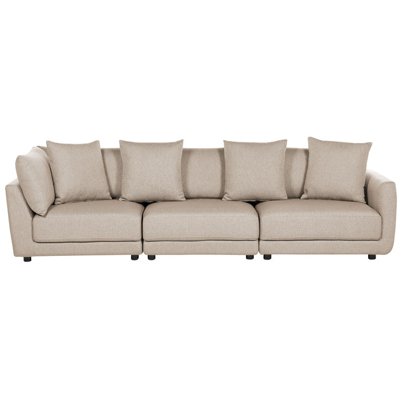 Nezovich 3 Seater Sofa, Beige