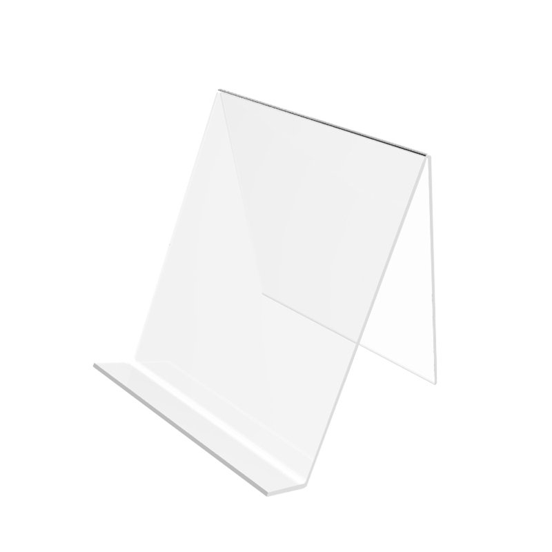 Porte-chevalet en acrylique Fixturedisplays® Plaxiglass avec rebord - 8 po 100833