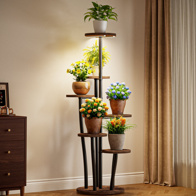 Support à plante à 7 niveaux pour l'intérieur avec lumières de croissance