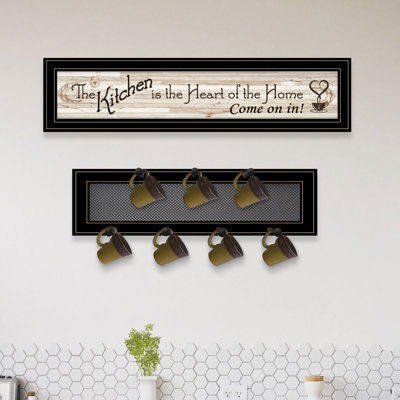 The Kitchen Vignette - 2 pièces - Ensemble de reproductions d'art encadrées sur papier