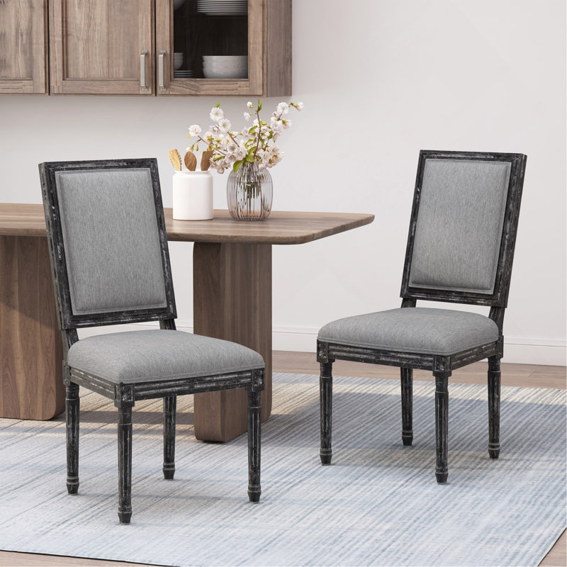 Chaise de salle à manger, Gris, Gris