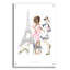 Art mural en verre rouge Charro de Red Barrel Studio® Paris Girlfriend 1 Pastel par Mercedes Lopez-1627176205