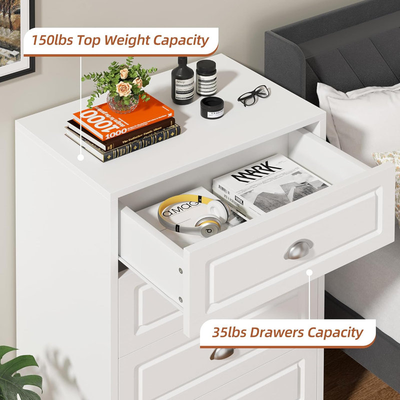 Pracilla 23.6'' W 4 - Drawer Dresser