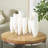 Lark Manor™ Ceramic Floral Inspired 10 Openings Abstract Vase With Linear Grooves-1320558617