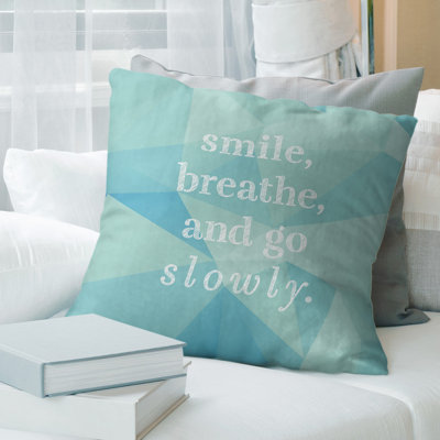 Housse de coussin Faux Gemstone Go Slowly