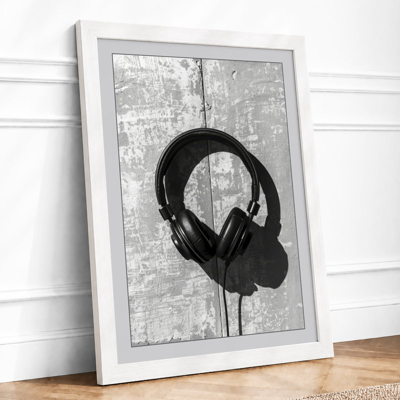 Suspended Harmony Industrial - Framed Print, A2 - 59.4 x 42.0 cm, White