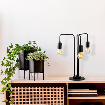Lampe de table en métal