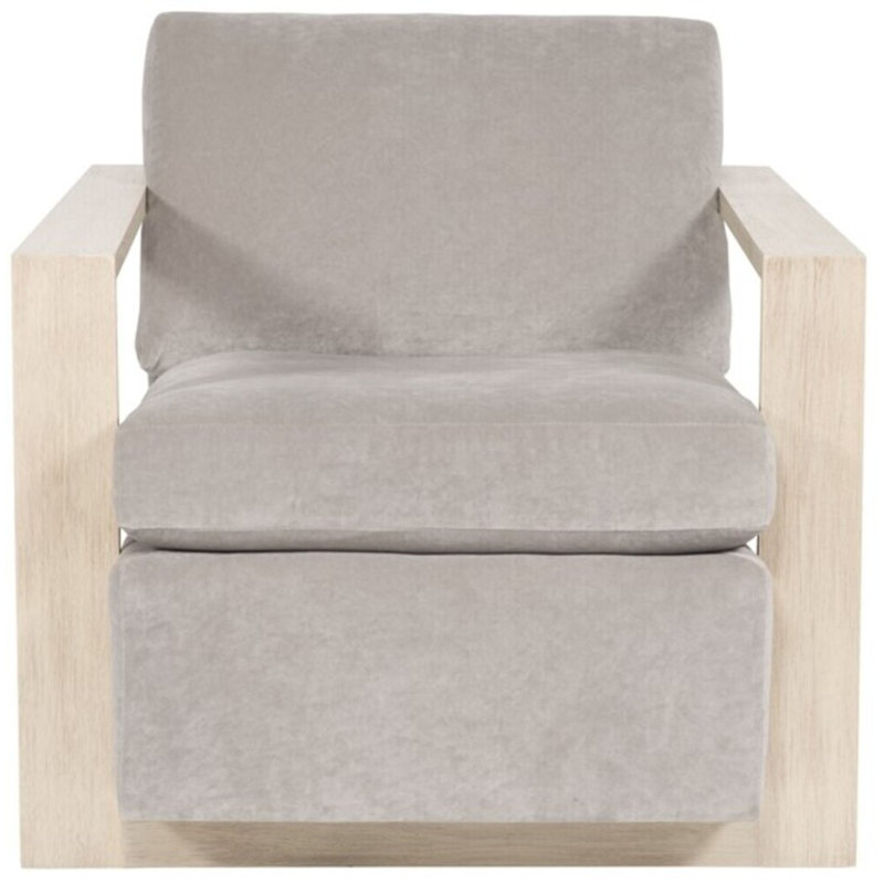 Thom Filicia Home 32" Wide Upholstered Armchair, Nadia Linen, Wrenn