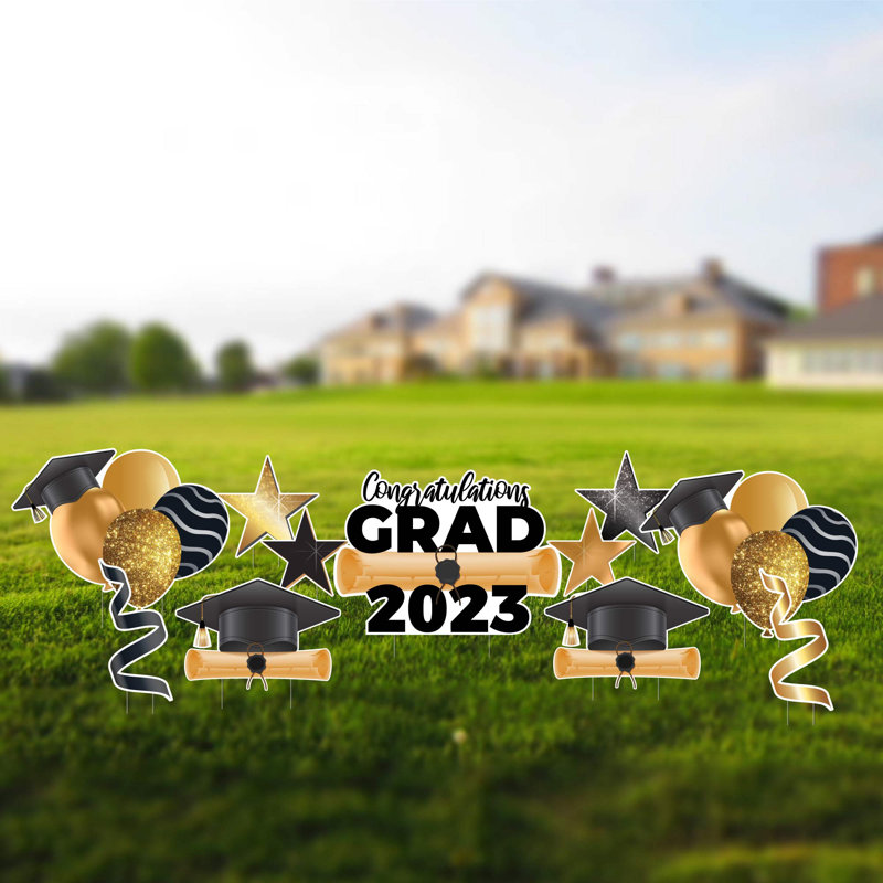 Piquet de jardin Graduation Yard Card