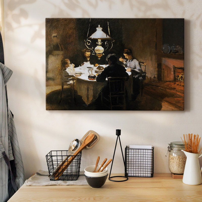 The Dinner, 1868-Gallery Wrapped Canvas, H 40 po x l 60 po