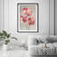 Crimson Silk Veins II Framed Graphic Art-1147583939-1271659305