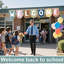 Ensemble de babillards Boho Welcome Back To School - 35 pièces, drapeau de la classe bohémienne avec 50 points adhésifs, affiche de bienvenue rustique pour décorations murales de classe, d'enseignants et d'étudiants