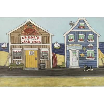 At the Beach IV 1 Piece Wrapped Canvas Painting