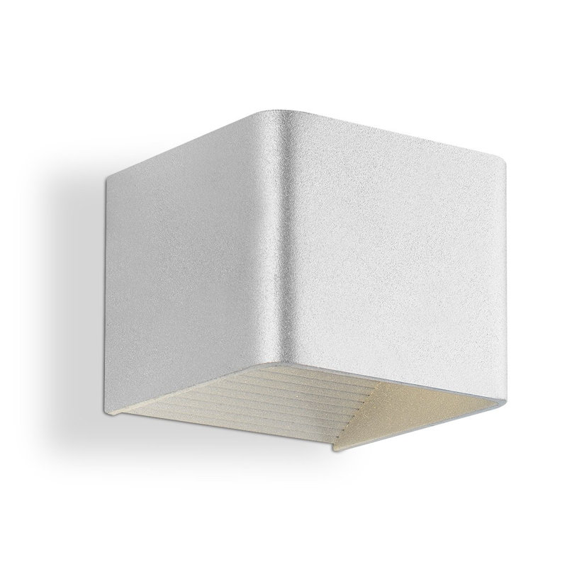 Baconton LED Up & Downlight, Silver