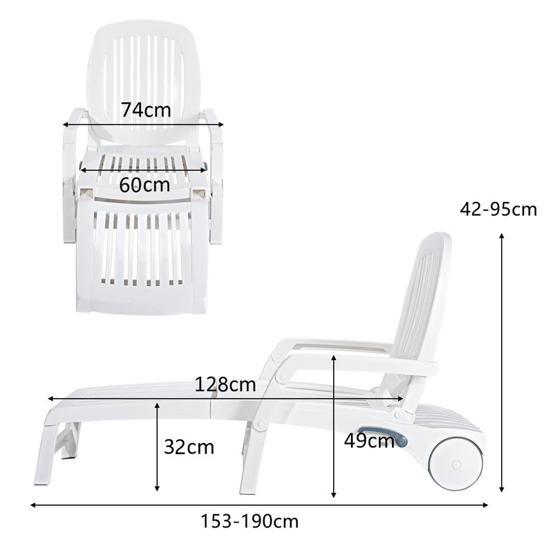 Nadell 153cm Long Reclining Single Chaise