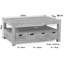Solid Wood Four Leg Coffee Table