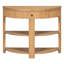 Console en bois avec tiroir et tablettes-133712546