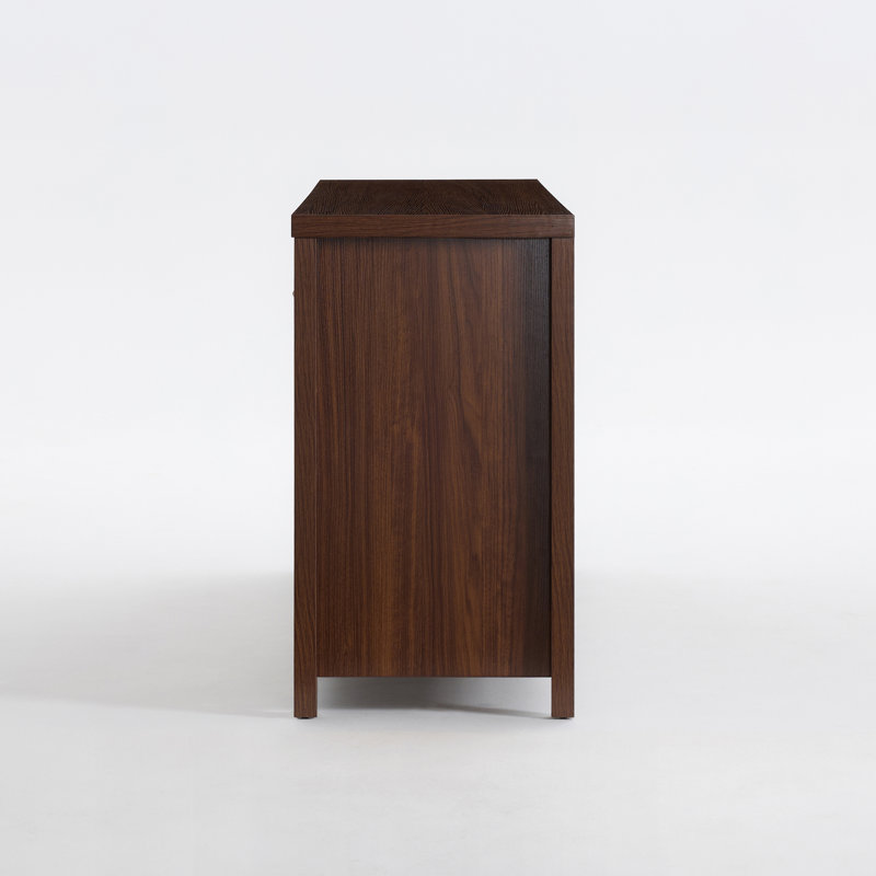 152cm W 7 - Drawer Chest of Drawers, Mahogany Brown